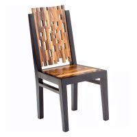 Contemporary Wooden Dining Chair - Wood Seat