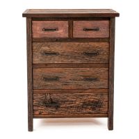 Copper Canyon Five Drawer Split Chest