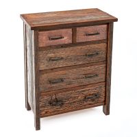 Copper Canyon Five Drawer Split Chest