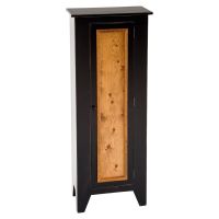 Cottage Sunrise Painted Single Panel Cupboard - Black Harvest Paint Finish