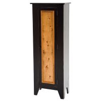 Cottage Sunrise Painted Single Panel Cupboard - Black Harvest Paint Finish