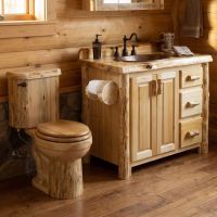 Toilet Paper Holder: Some lifestyle images are created with AI for visualization purposes. Crafted from natural solid wood, each piece is unique and will vary.