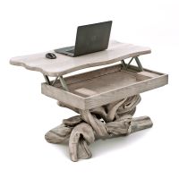 Unique Organic Coffee Table with Lift Top