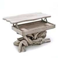 Unique Organic Coffee Table with Lift Top