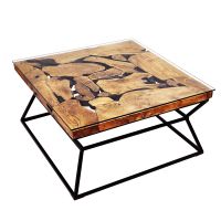 Urban Organic Chic Teak Cocktail Table - 32" Square