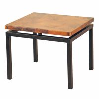 Dania Hammered Copper Floating End Table