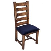 River Rustic Barnwood Ladderback Dining Chair