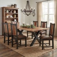 Live Edge Dining Chair: Some lifestyle images are created with AI for visualization purposes. Crafted from natural solid wood, each piece is unique and will vary.