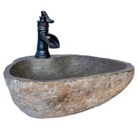 Deck Mount Stone Sink (Faucet not included)