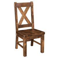 Denver Farmhouse Rough Sawn Dining Side Chair