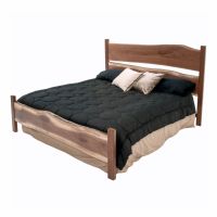 Denver Walnut Live Edge Slab Bed