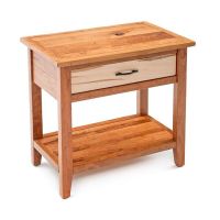 Denver Ambrosia Maple & Cherry 1 Drawer Nightstand