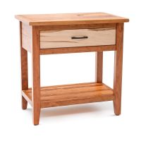 Denver Ambrosia Maple & Cherry 1 Drawer Nightstand