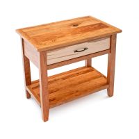 Denver Ambrosia Maple & Cherry 1 Drawer Nightstand