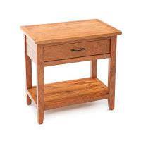 Denver Ambrosia Maple & Cherry 1 Drawer Nightstand - Complete Cherry