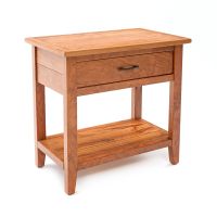 Denver Ambrosia Maple & Cherry 1 Drawer Nightstand - Complete Cherry