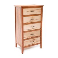Denver Ambrosia Maple & Cherry 5 Drawer Lingerie Chest