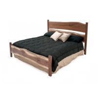 Denver Walnut Live Edge Slab Bed