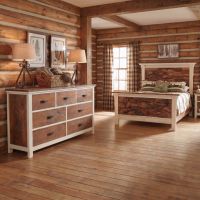Rustic 7 Drawer Dresser: Some lifestyle images are created with AI for visualization purposes. Crafted from natural solid wood, each piece is unique and will vary.