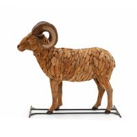 Handcrafted Ram Statue