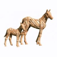 Rustic Driftwood Horses