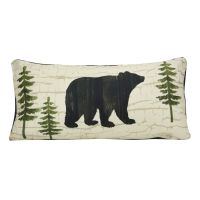 Painted Bear Decorative Pillow