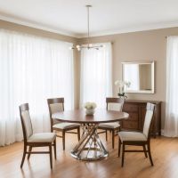 Natural Wood Dining Table: Some lifestyle images are created with AI for visualization purposes. Crafted from natural solid wood, each piece is unique and will vary.