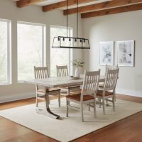 Barnwood Dining Table: Some lifestyle images are created with AI for visualization purposes. Crafted from natural solid wood, each piece is unique and will vary.
