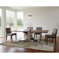 Modern Gathering Table: Some lifestyle images are created with AI for visualization purposes. Crafted from natural solid wood, each piece is unique and will vary.