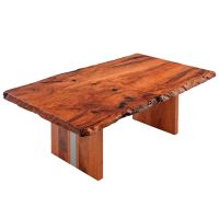 Natural Edge Redwood Slab Dining Table