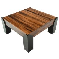 Ebony Mahogany & Golden Walnut Beam Coffee Table