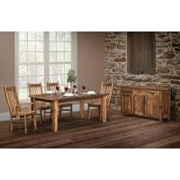 Edinburgh Modern Reclaimed Dining Collection - Clear Finish