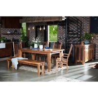 Edinburgh Modern Reclaimed Dining Collection - Clear Finish