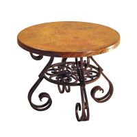 Esperanza Hammered Copper End Table
