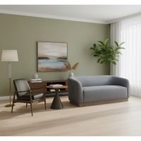 End Table: Some lifestyle images are created with AI for visualization purposes. Crafted from natural solid wood, each piece is unique and will vary.