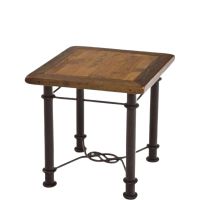 Knotted Barn Wood End Table