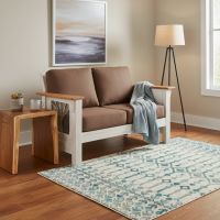 Stylish End Table: Some lifestyle images are created with AI for visualization purposes. Crafted from natural solid wood, each piece is unique and will vary.