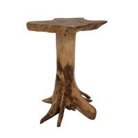 Rustic Natural Stump End Tables