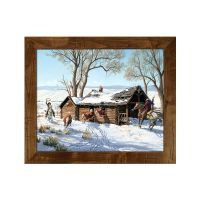 "Eviction Day" Framed Wall Art by Clark Kelley Price
#901 Standard Frame