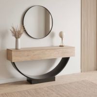 Rustic Contemporary Entry Table Unique Design