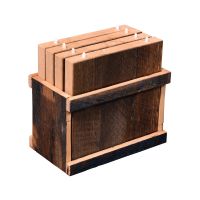 Bench Leaves & Storage Box - Clear Finish