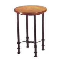 Figure 8 Hammered Copper Pub Table - 30" Diameter