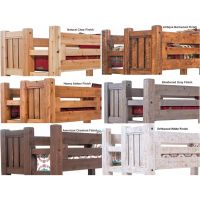 River Rustic Barnwood & Hickory Log Chest of Drawers