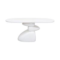 Coastal Stacked Pebble Console