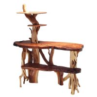 Free Standing Redwood & Juniper Bar