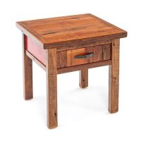 Reclaimed Barn Wood End Table