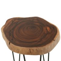 Golden Walnut Hairpin End Table