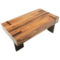 Golden Walnut Modern Chic Coffee Table