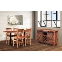 Grant Urban Rustic Reclaimed Bar Collection - Clear Finish