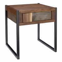 Great Falls Contemporary 1 Drawer End Table